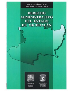 Foto 1 | Libro Derecho Administrativo Del Estado De Michoacán- Editorial Porrúa - Fernández Ruiz, Jorge,olivos Campos, José R