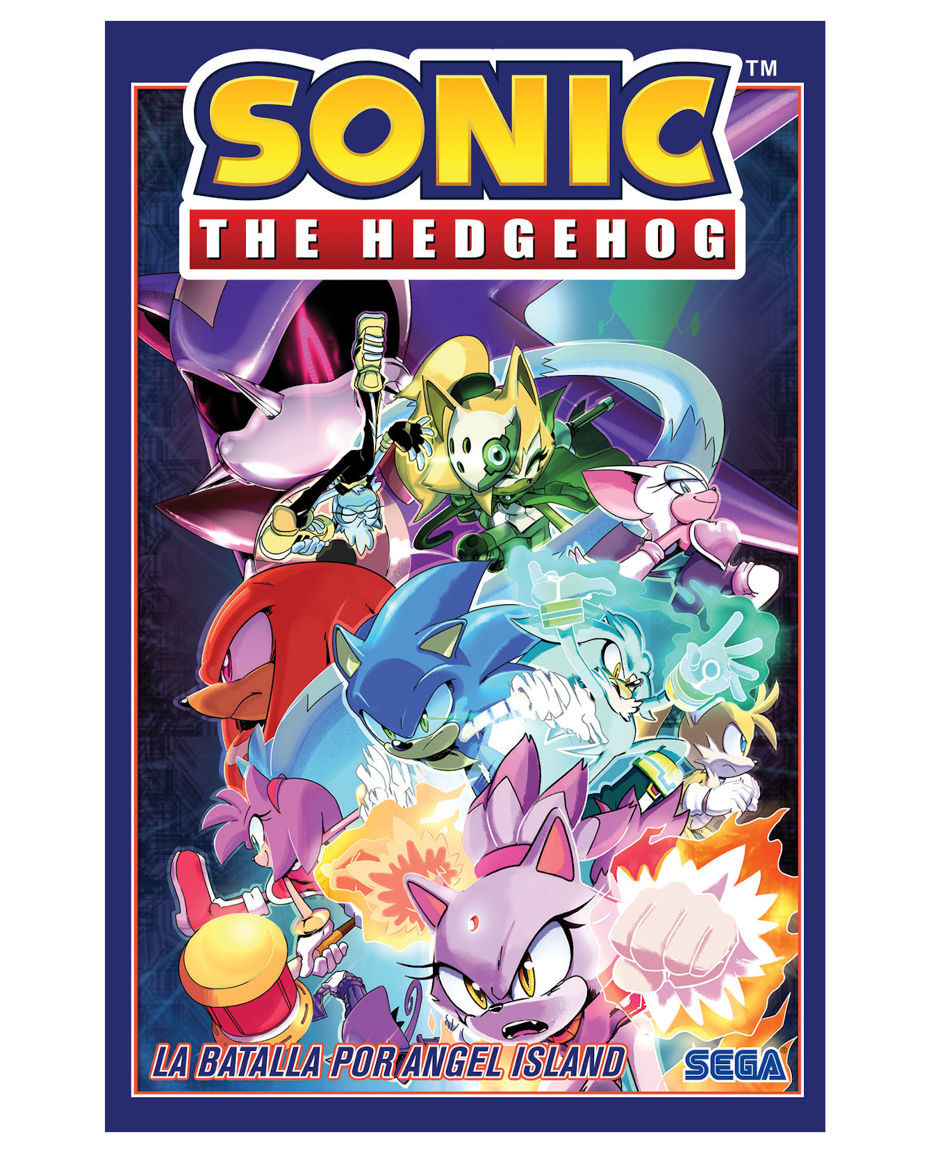 Foto 1 | Libro Sonic The Hedgehog La Batalla Por Angel Island 3b - Kamite - Ian Flynn