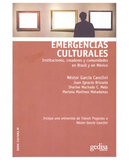 Foto 1 | Libro Emergencias Culturales, Instituciones, Creadores Y Comunidades En Brasil Y En México- Gedisa - García Cancli