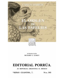 Foto 1 | Libro El Origen De Las Especies- Editorial Porrúa - Darwin, Carlos