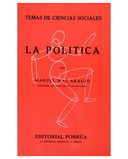 Foto 1 | Libro La Política- Editorial Porrúa - Mas Araujo, Manuel