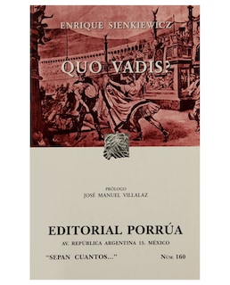 Foto 1 | Libro Quo Vadis?- Editorial Porrúa - Sienkiewicz, Enrique