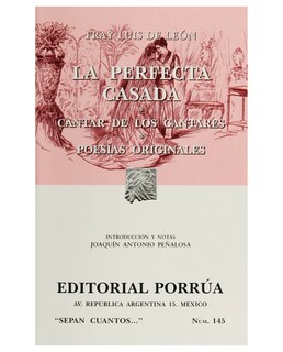 Foto 1 | Libro La Perfecta Casada · Cantar De Los Cantares · Poesías Originales- Editorial Porrúa - León, Luis De