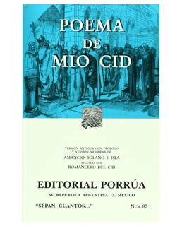 Foto 1 | Libro Poema Del Mío Cid- Editorial Porrúa - Anónimo
