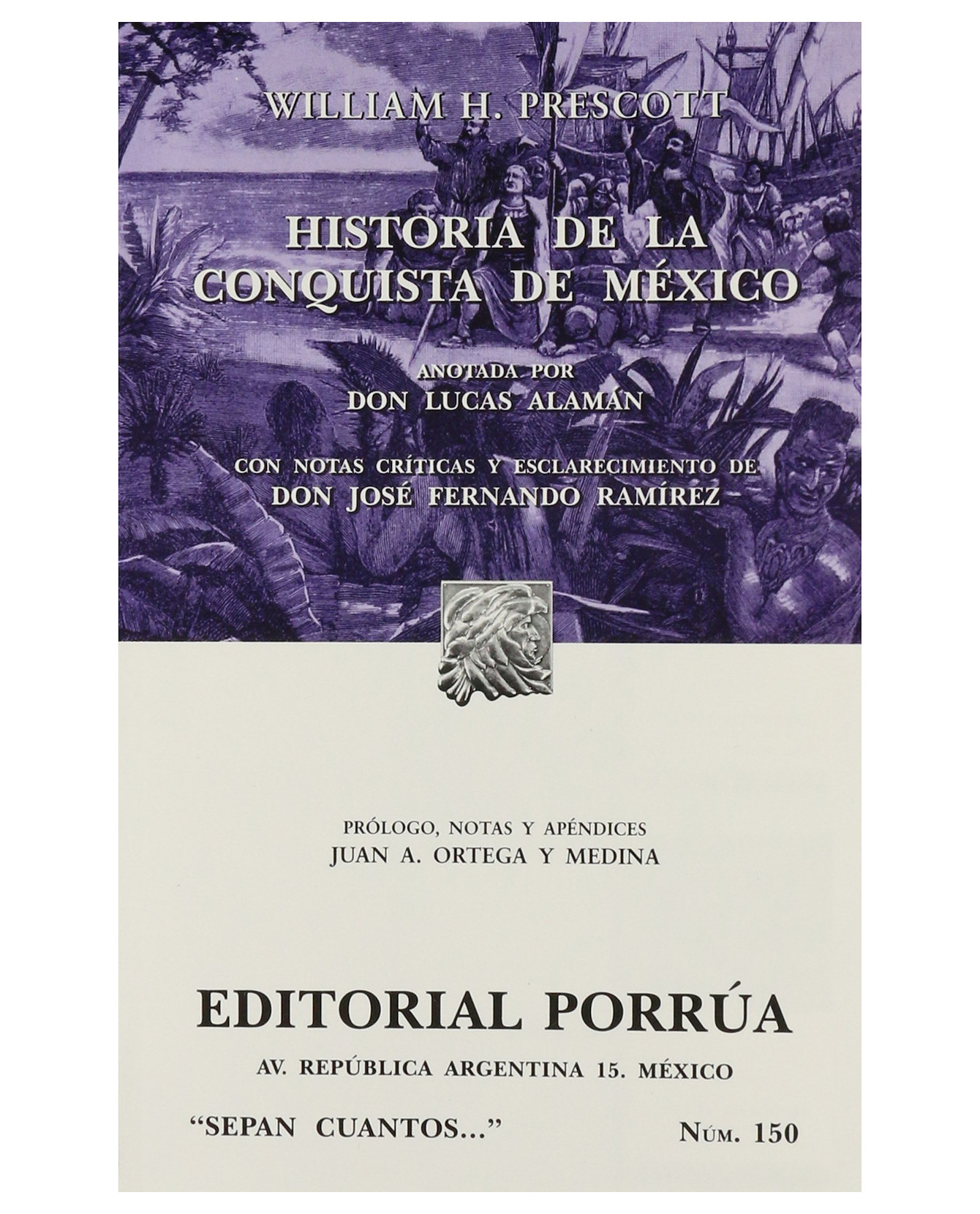 Foto 2 pulgar | Libro Historia De La Conquista De México- Editorial Porrúa - Prescott, William H.