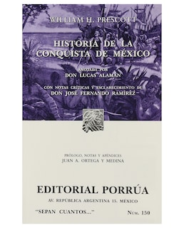 Foto 1 | Libro Historia De La Conquista De México- Editorial Porrúa - Prescott, William H.