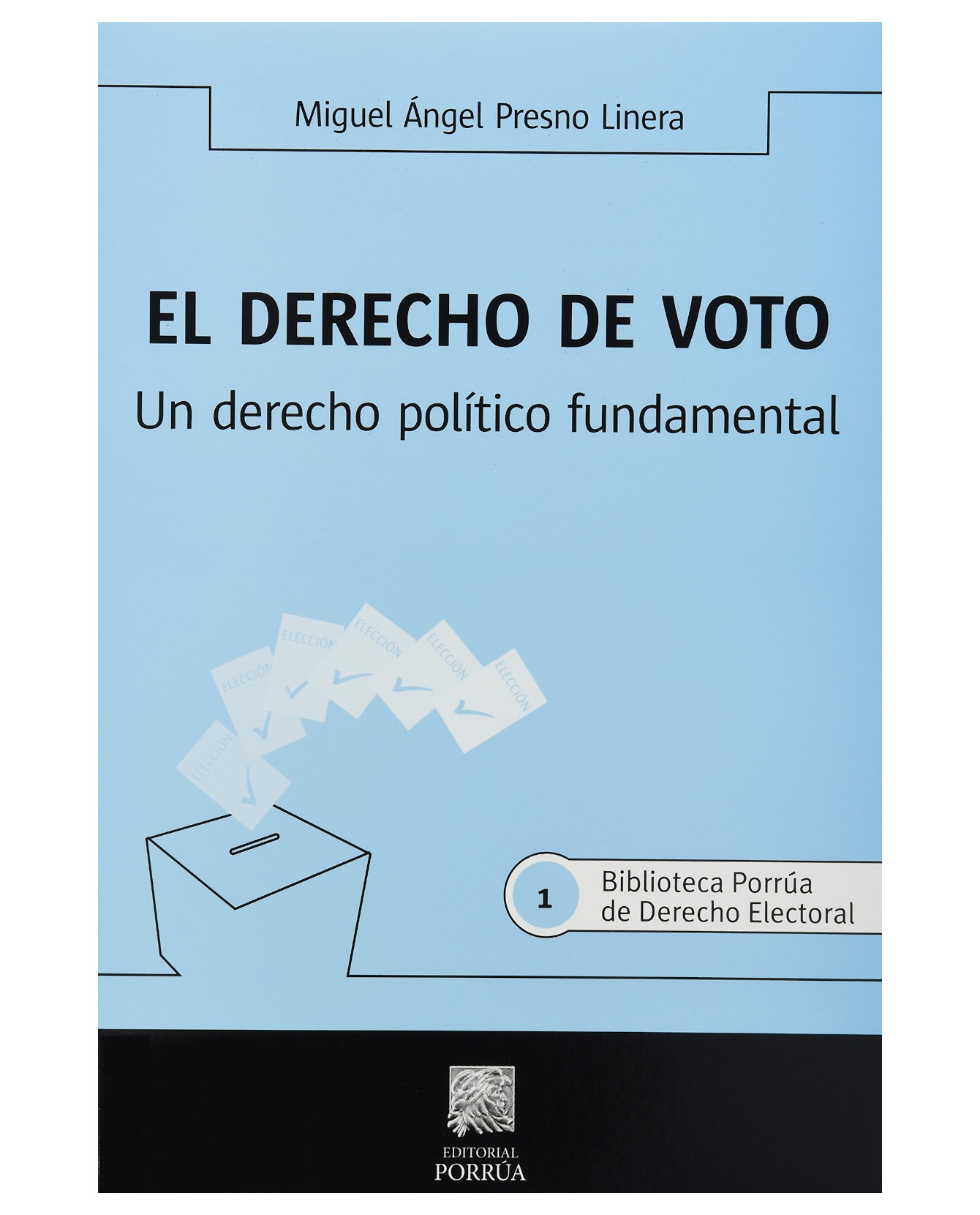 Foto 2 pulgar | Libro El Derecho De Voto- Editorial Porrúa - Presno Linera, Miguel Angel