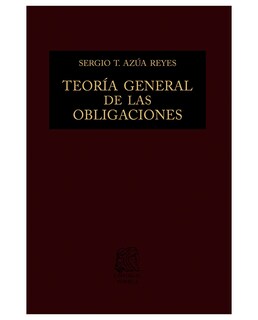 Foto 1 | Libro Teoría General De Las Obligaciones- Editorial Porrúa - Azúa Reyes, Sergio T.