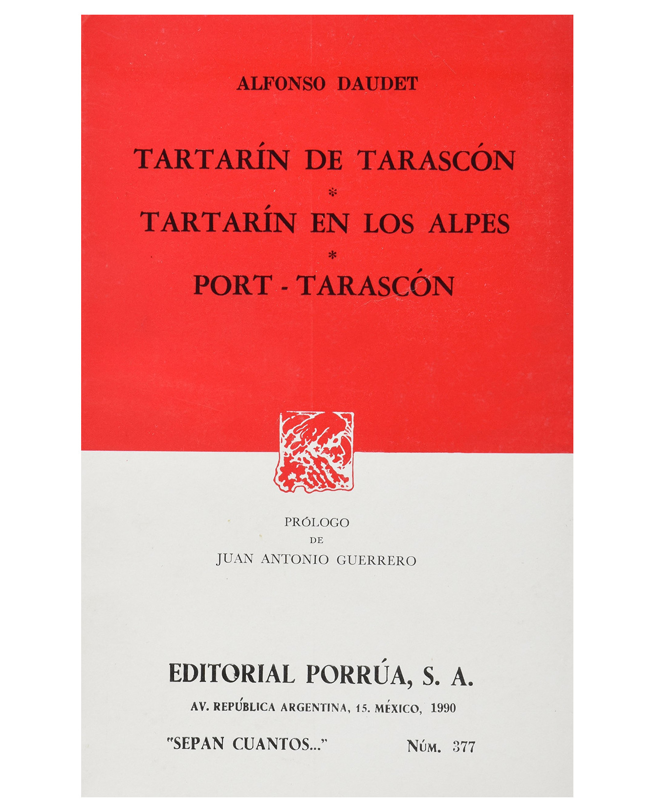 Foto 2 pulgar | Libro Tartarín De Tarascón · Tartarín De Los Alpes · Port-tarascón- Editorial Porrúa - Daudet, Alfonso