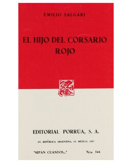 Foto 1 | Libro El Hijo Del Corsario Rojo- Editorial Porrúa - Salgari Gradara, Emilio Carlo Giuseppe María