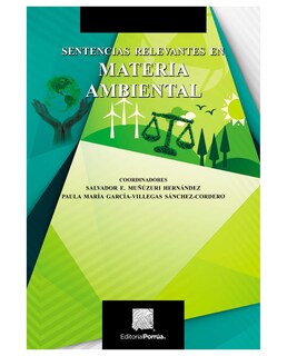 Foto 1 | Libro Sentencias Relevantes En Materia Ambiental- Editorial Porrúa - Muñúzuri Hernández, Salvador E.