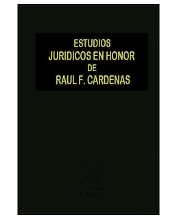 Foto 1 | Libro Estudios Jurídicos En Honor De Raúl F. Cárdenas- Editorial Porrúa - Sin Autor