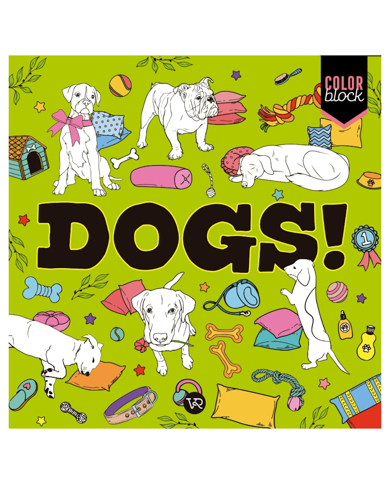 Libro Color Block Dogs- Vr - Carolina Marando