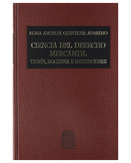 Foto 1 | Libro Ciencia Del Derecho Mercantil- Editorial Porrúa - Quintana Adriano, Elvia Arcelia