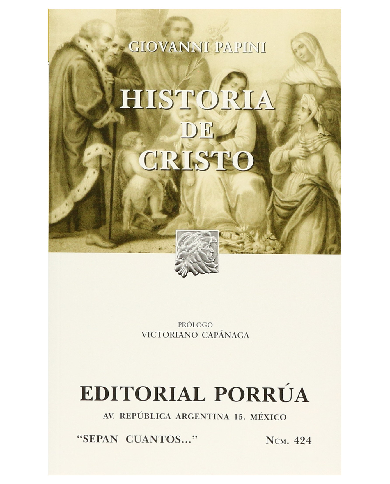Foto 2 pulgar | Libro Historia De Cristo- Editorial Porrúa - Papini, Giovanni