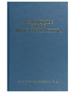 Foto 1 | Libro Testimonios Sobre Mario De La Cueva- Editorial Porrúa - Sin Autor