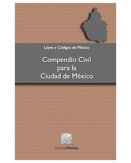 Foto 1 | Libro Compendio Civil Para La Ciudad De México- Editorial Porrúa - Sin Autor