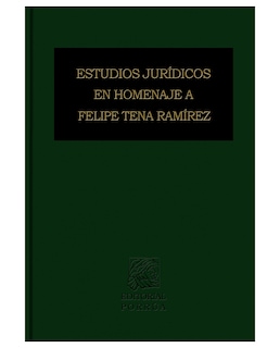Foto 1 | Libro Estudios Jurídicos En Homenaje A Felipe Tena Ramírez- Editorial Porrúa - Serrano Migallón, Fernando