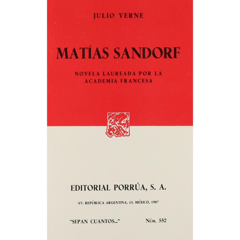Foto 2 pulgar | Libro Matías Sandorf de Julio Verne Edición Laureada por la Academia Francesa
