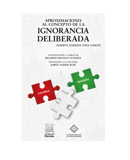 Foto 1 | Libro Aproximaciones Al Concepto De La Ignorancia Deliberada Autor Alberto Enrique Nava Garcés