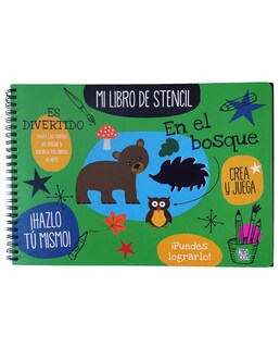 Foto 1 | Libro En El Bosque: Mi Libro De Stencil - Capicúa - Capicúa