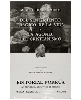 Foto 1 | Libro Del Sentimiento Trágico De La Vida - Editorial Porrúa México - Unamuno Y Jugo, Miguel De