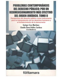 Foto 1 | Libro Problemas Contemporáneos Del Derecho Público. Tomo Ii - Fontamara - Enrique Cruz Martínez