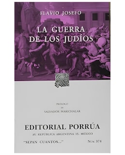 Foto 1 | Libro La Guerra De Los Judíos - Editorial Porrúa México - Flavio Josefo