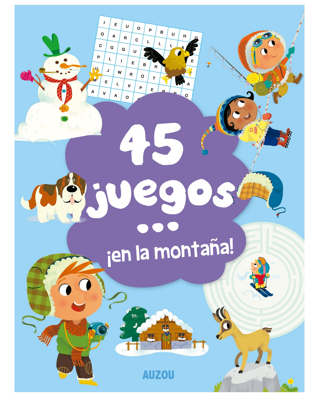 Libro 45 Juegos En La Montaña - Auzou - Nocentini, Chiara $249
