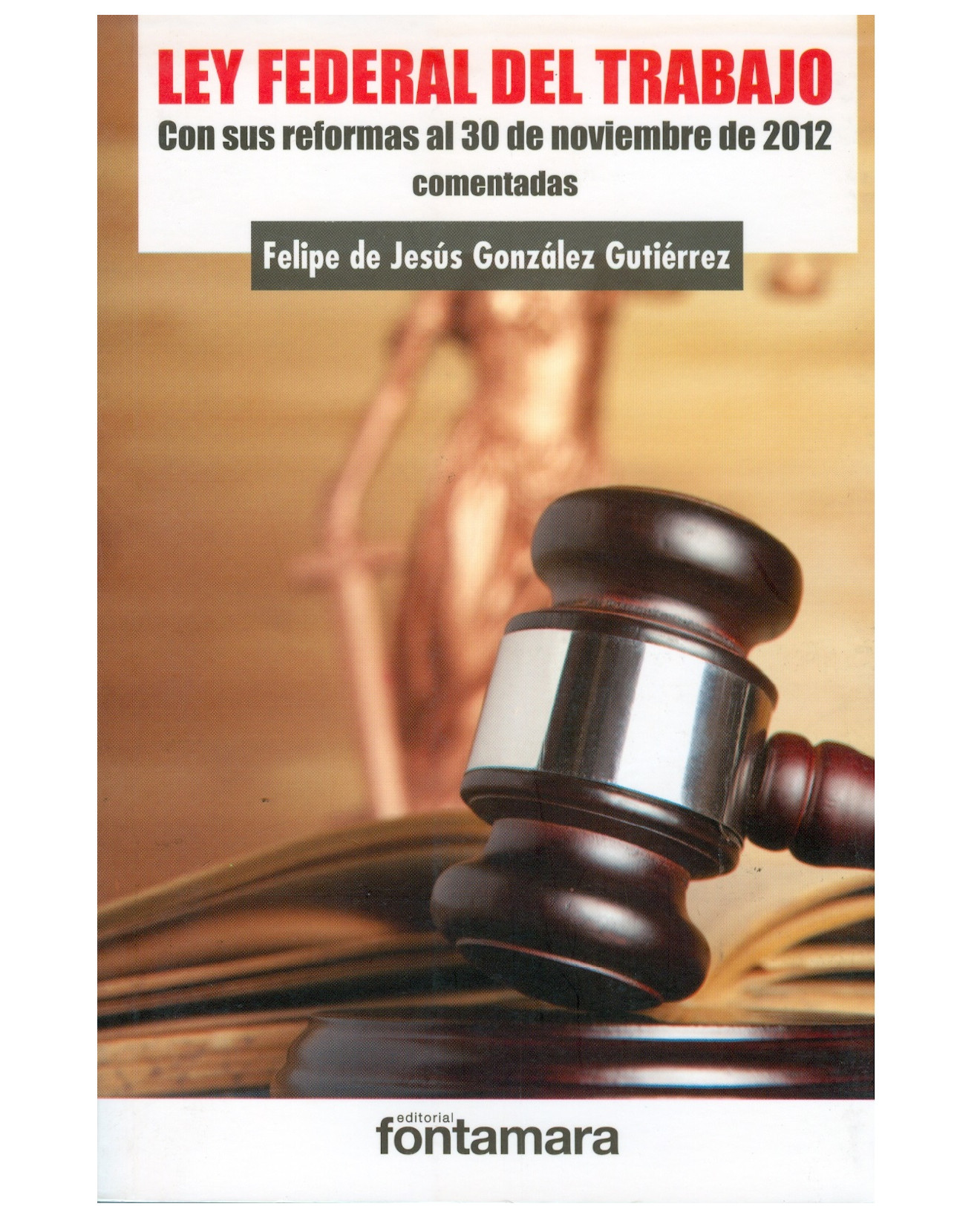 Foto 2 pulgar | Libro Ley Federal Del Trabajo - Fontamara - Felipe De Jesús González Gutiérrez