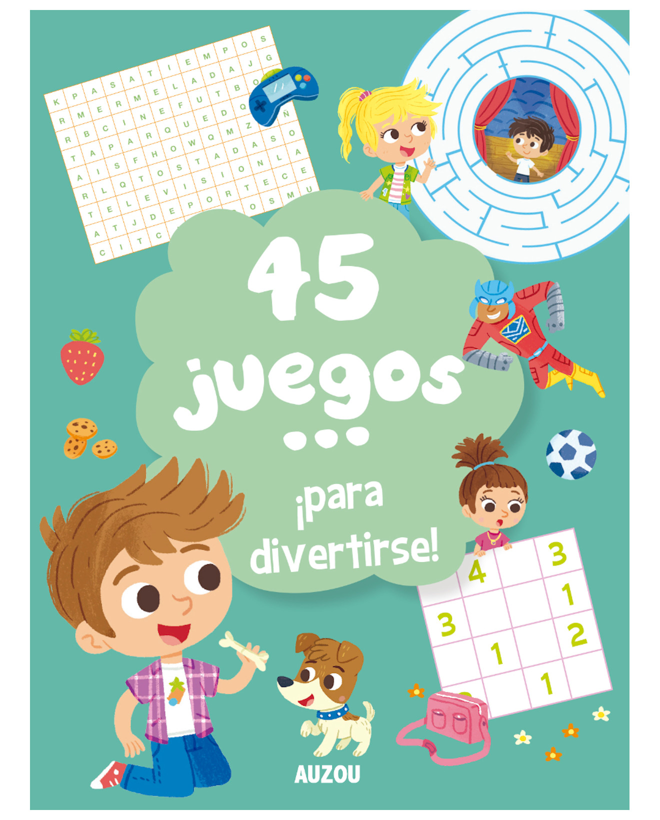Libro 45 Juegos Para Divertirse - Auzou - Tafuni, Gabriel