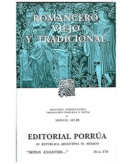 Foto 1 | Libro Romancero Viejo Y Tradicional - Editorial Porrúa México - Alvar Ezquerra, Manuel