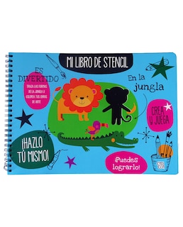 Foto 1 | Libro En La Jungla: Mi Libro De Stencil - Capicúa - Capicúa