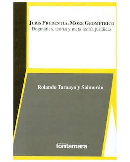 Foto 1 | Libro Juris Prudentia: More Geométrico - Fontamara - Rolando Tamayo Y Salmorán