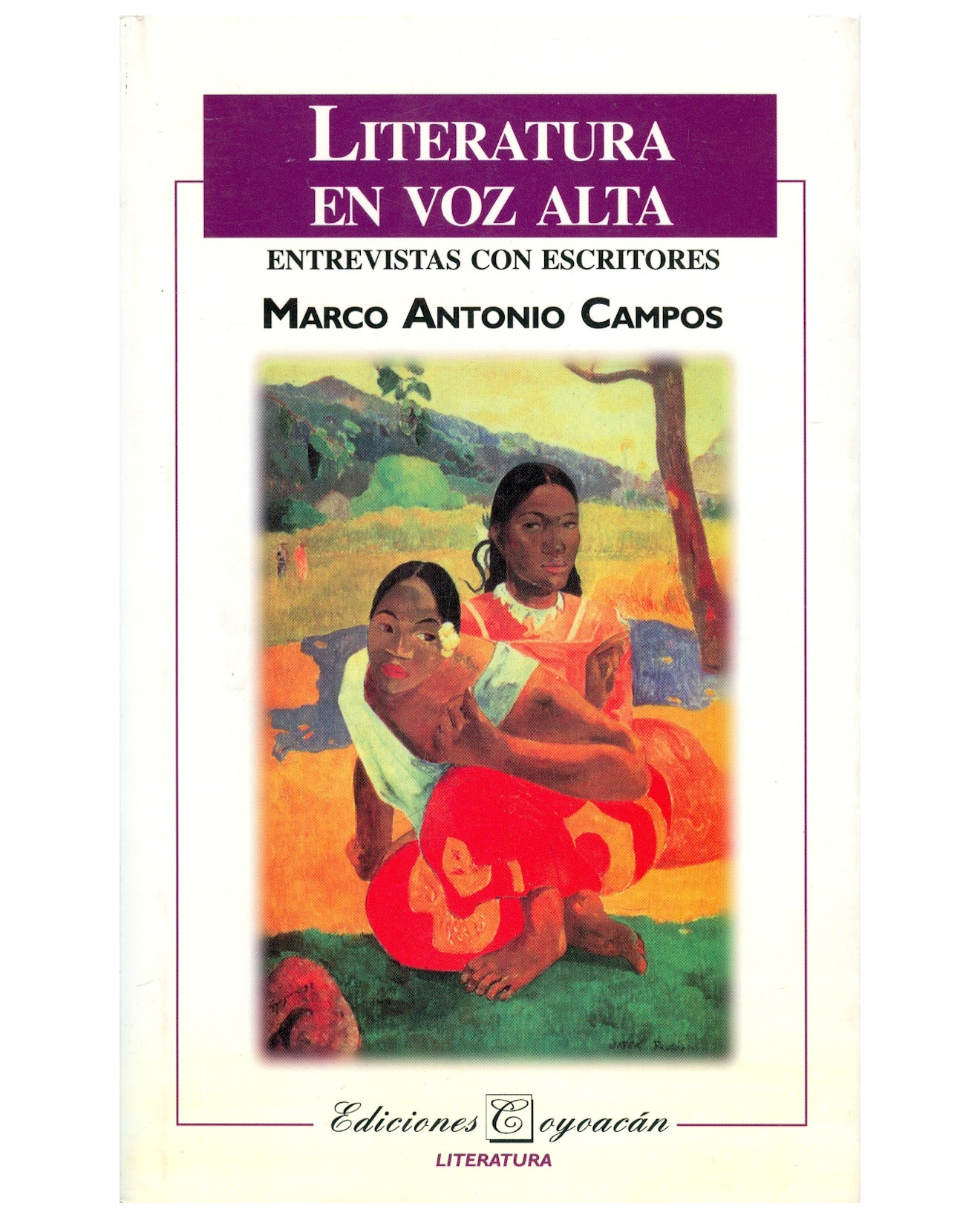 Foto 2 pulgar | Libro Literatura En Voz Alta - Coyoacán - Marco Antonio Campos