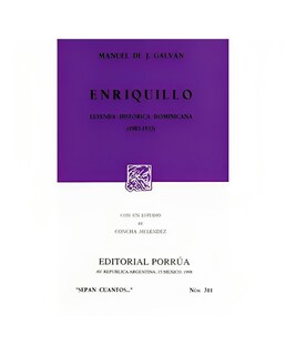 Foto 1 | Libro Enriquillo: Leyenda Histórica Dominicana - Editorial Porrúa México - Galván, Manuel De Jesús