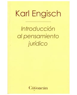 Foto 1 | Libro Introducción Al Pensamiento Jurídico - Coyoacán - Karl Engisch