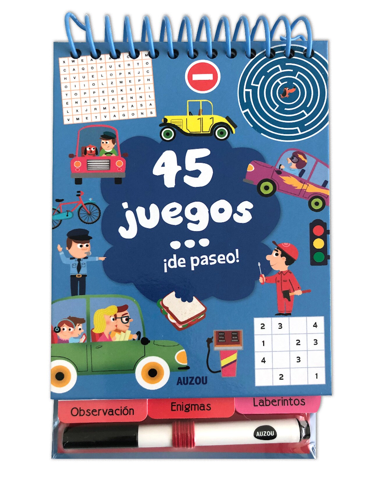 Libro 45 Juegos De Paseo - Auzou - Auzou $249