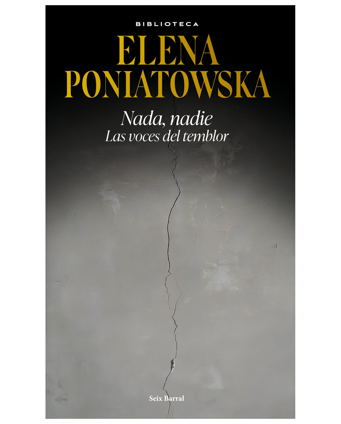 Foto 2 pulgar | Libro Nada, Nadie. Las Voces Del Temblor - Seix Barral - Poniatowska, Elena