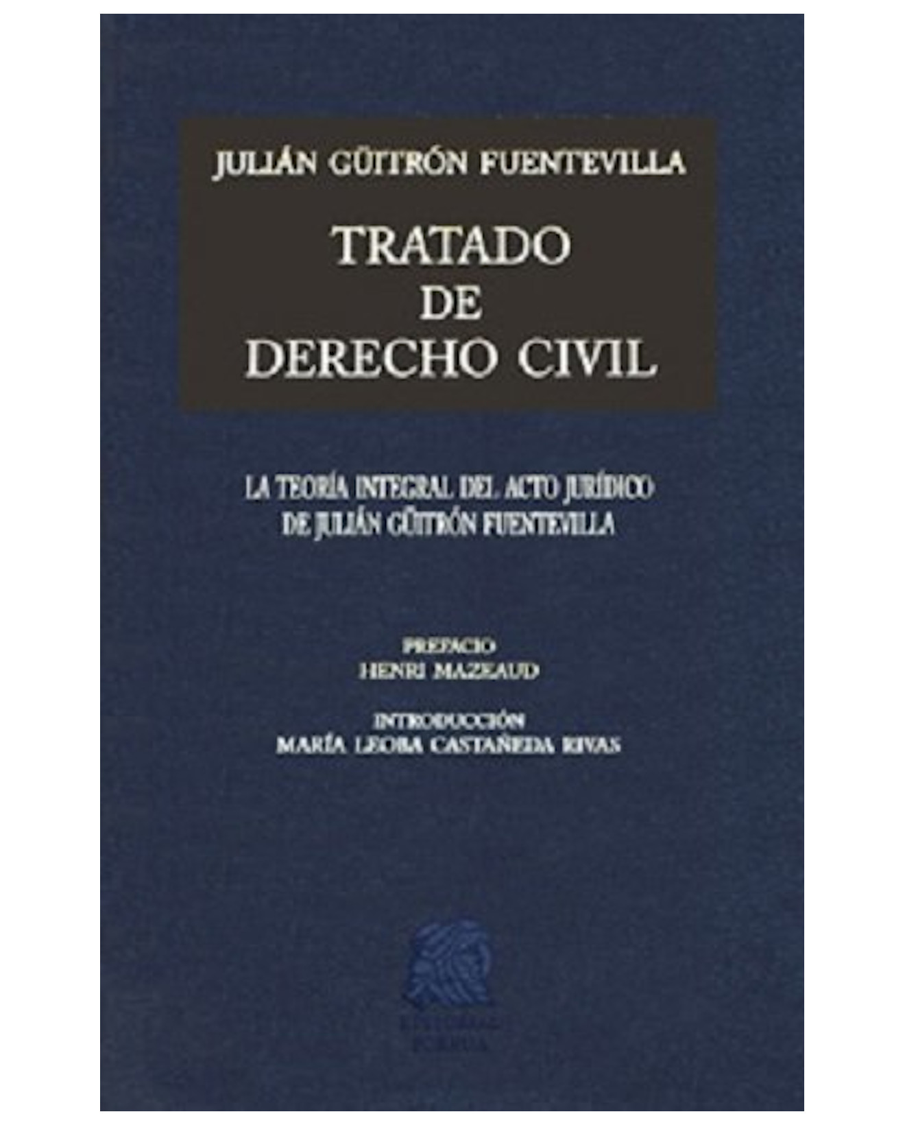 Foto 1 | Libro Tratado De Derecho Civil Tomo Iii - Editorial Porrúa México - Güitrón Fuentevilla, Julián