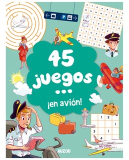Foto 1 | Libro 45 Juegos En Avión - Auzou - Blain, Ewen