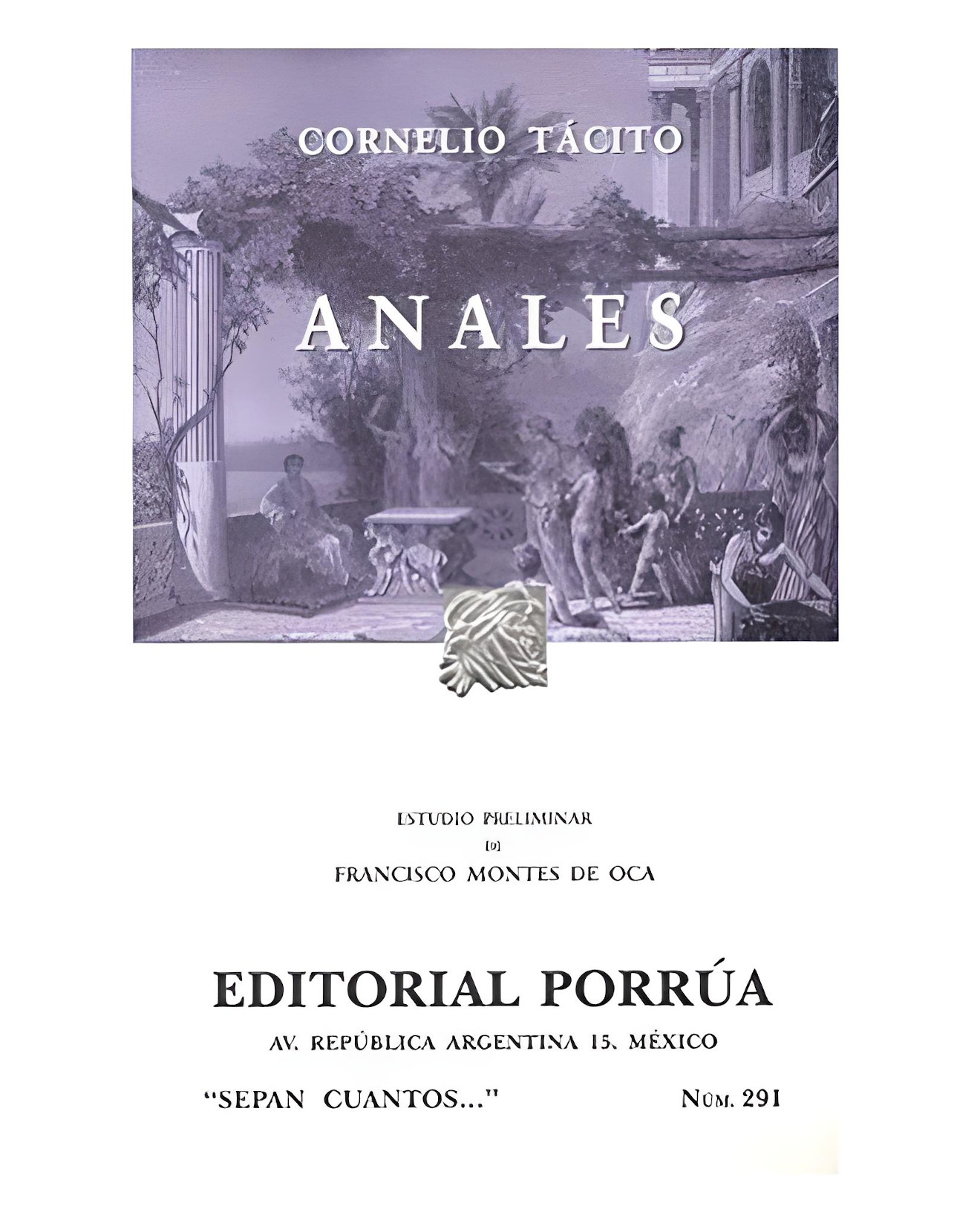 Foto 2 pulgar | Libro Anales - Editorial Porrúa México - Tácito, Cornelio