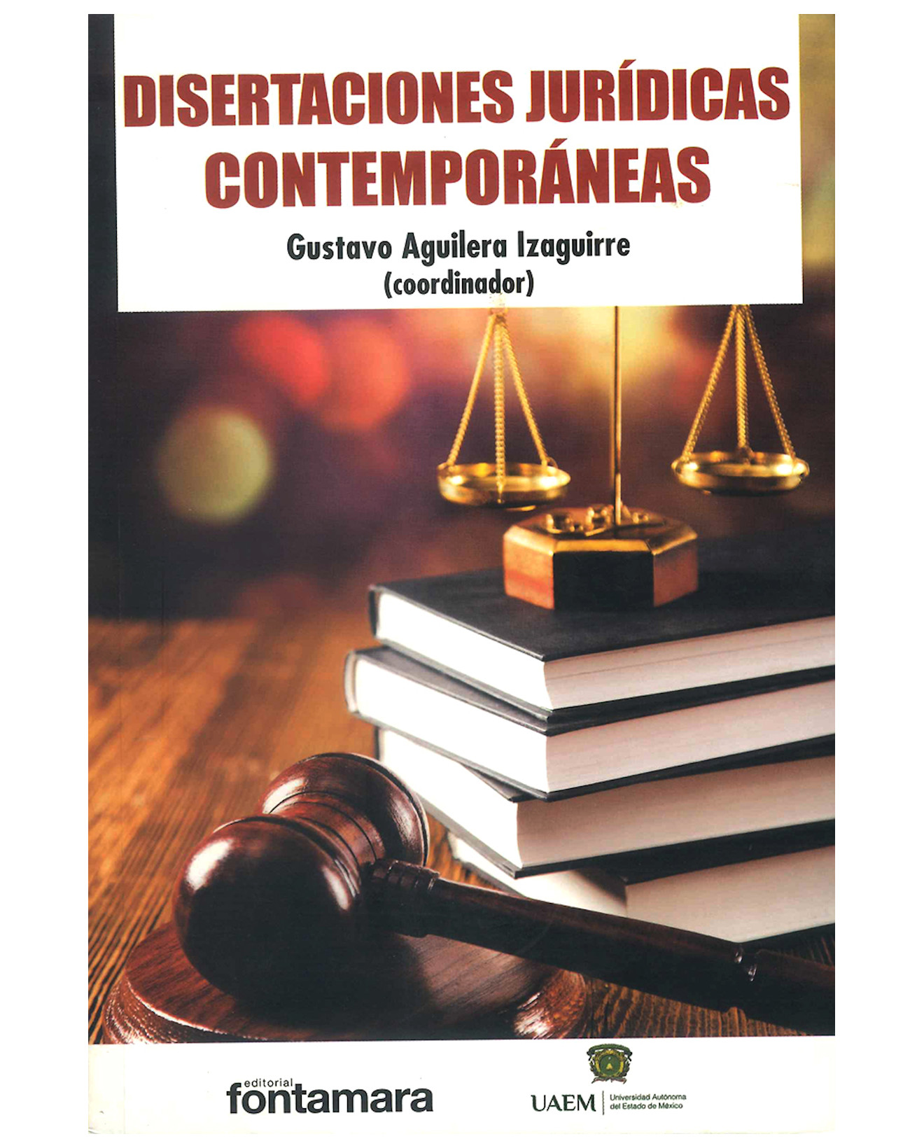Foto 2 pulgar | Libro Disertaciones Jurídicas Contemporáneas - Fontamara - Gustavo Aguilera Izaguirre