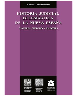 Foto 1 | Libro Historia Judicial Eclesiástica De La Nueva España - Editorial Porrúa México - Jorge E. Traslosheros