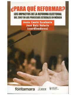 Foto 1 | Libro ¿para Qué Reformar? - Fontamara - Jesús Cantú Escalante, José Ruíz Valerio (coord.)