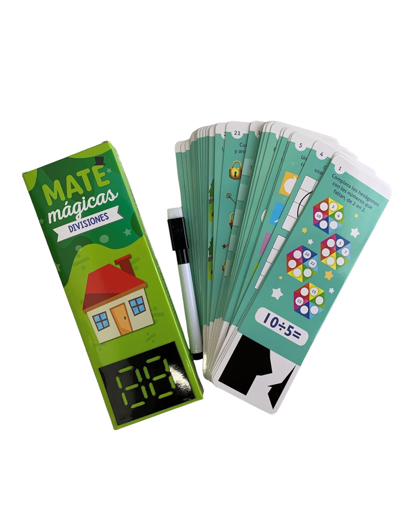 Foto 2 pulgar | Libro Tarjetas De Matemáticas Para Niños Divisiones - Capicua - Vr Editoras