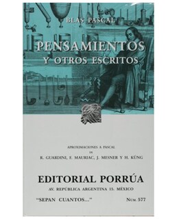 Foto 1 | Libro Pensamientos Y Otros Escritos - Editorial Porrúa México - Pascal, Blas