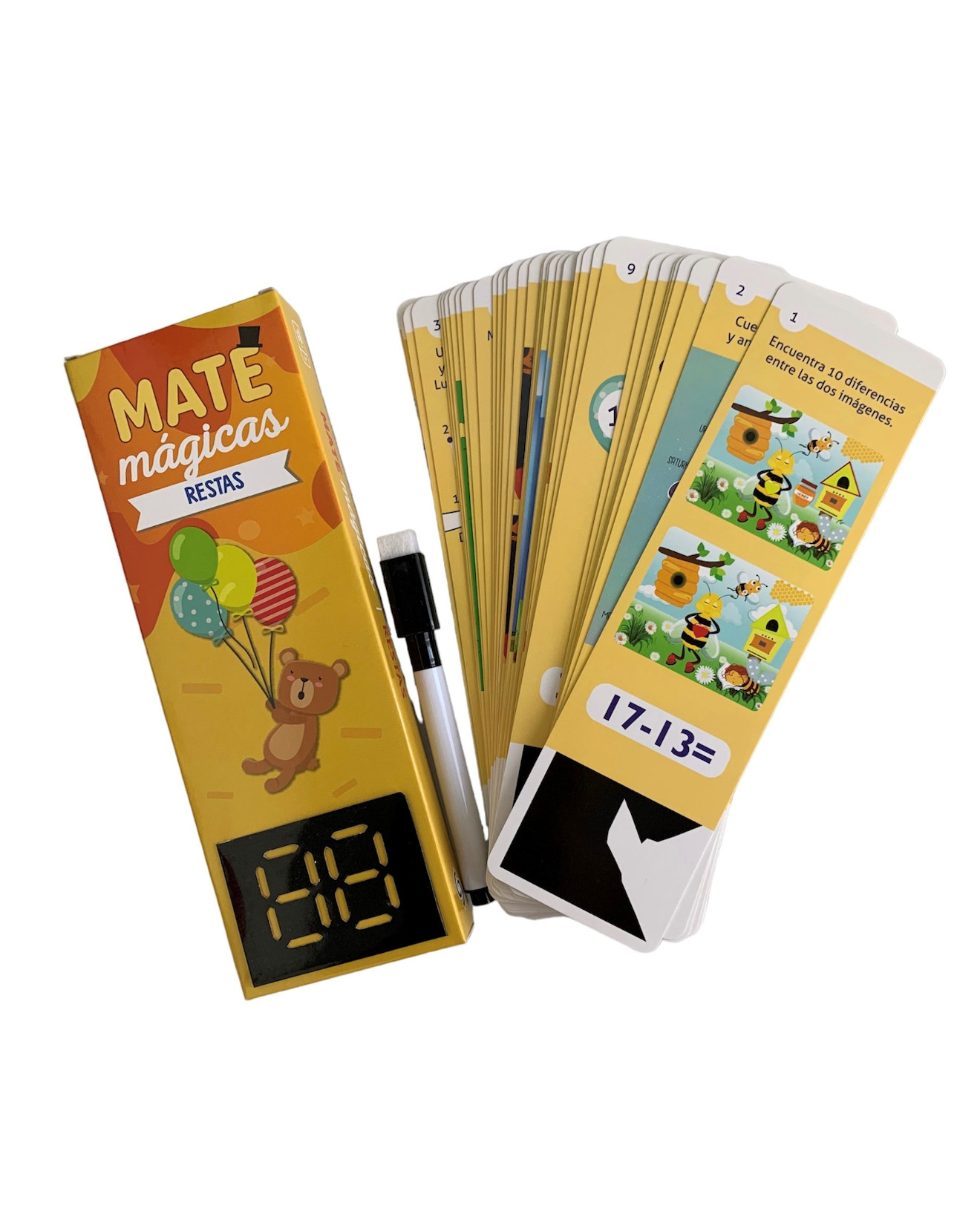 Foto 2 pulgar | Libro Tarjetas De Matemáticas Para Niños Restas - Capicua - Vr Editoras
