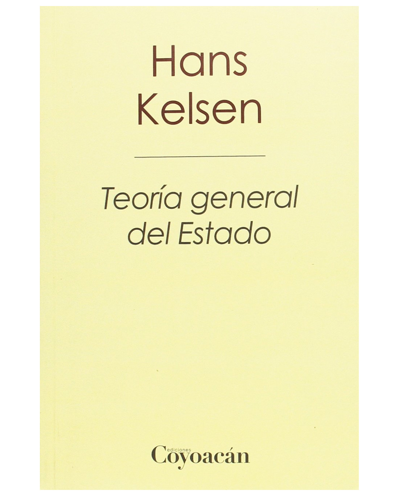 Foto 2 pulgar | Libro Teoría General Del Estado - Coyoacán - Hans Kelsen