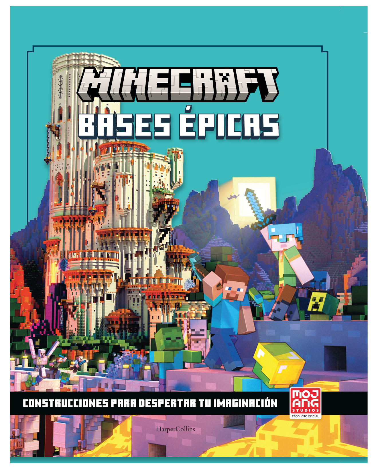 Libro Minecraft. Bases Épicas. Construcciones Para Despertar Tu Imaginación - Harperkids Ibérica - Mojang